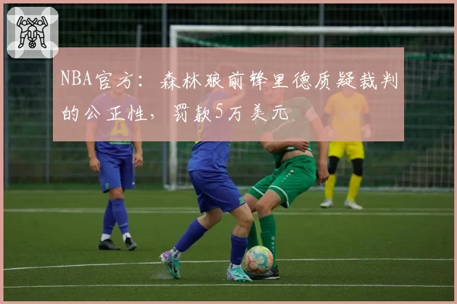 NBA官方：森林狼前锋里德质疑裁判的公正性，罚款5万美元